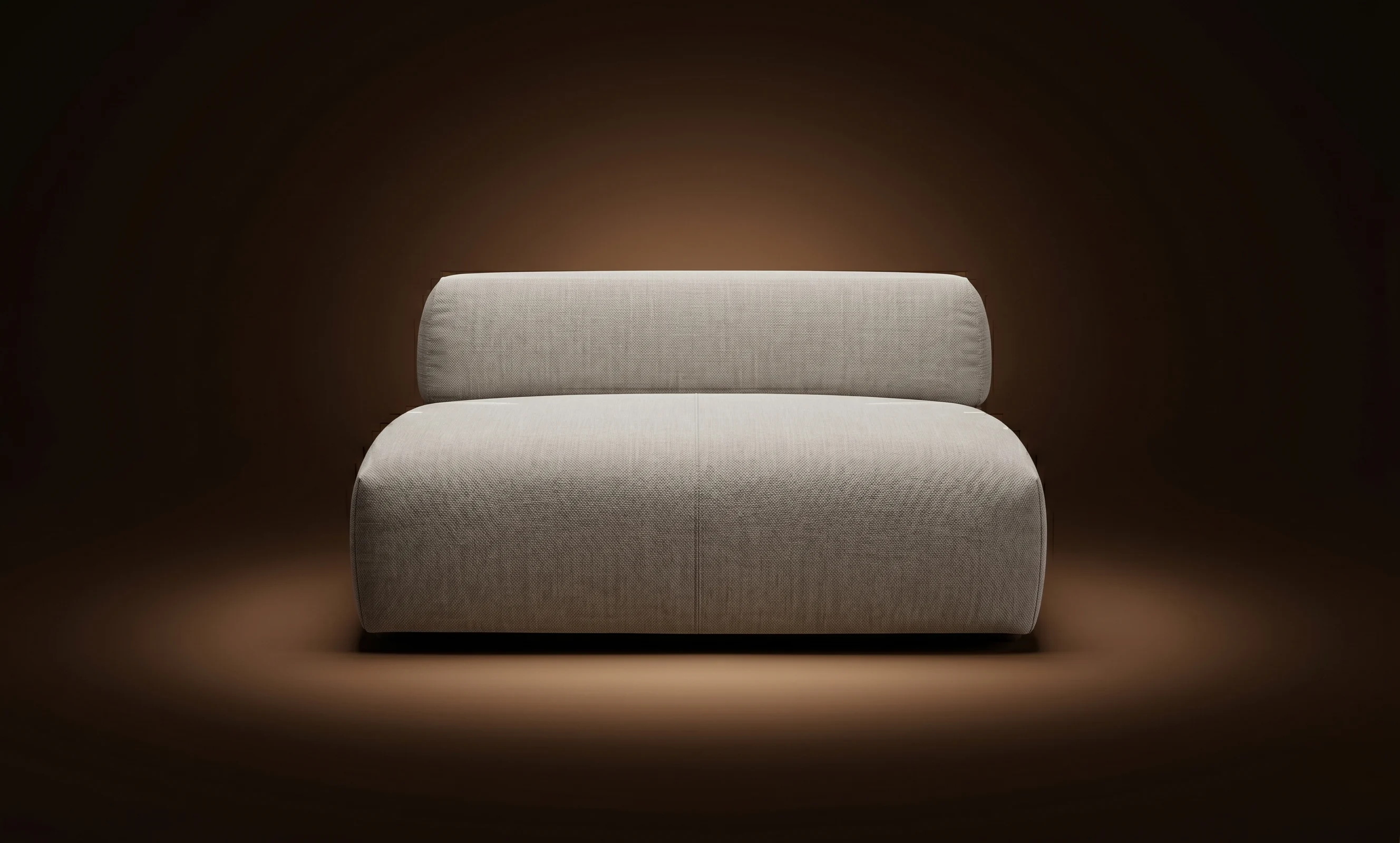 Nissa 2 seater sofa, 130 × 105 cm