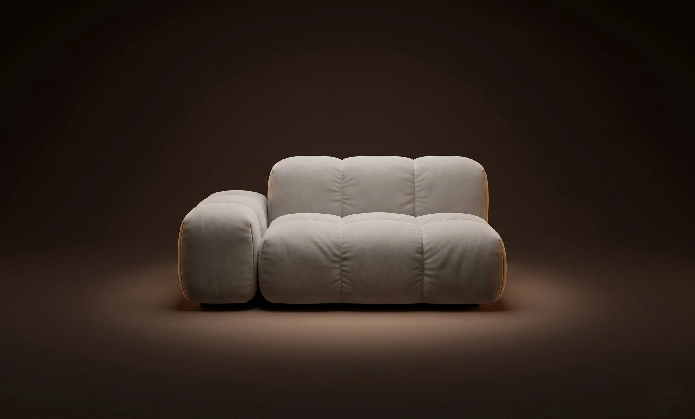 Nami 2 seater sofa, 168 × 126 cm