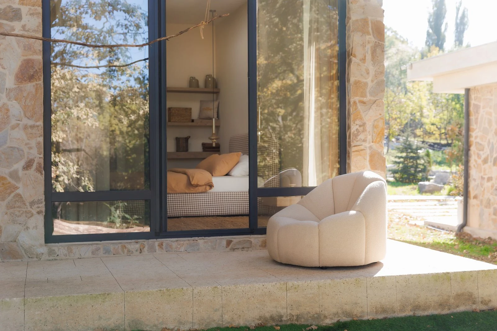 Lifestyle photograph of the Flora sofa