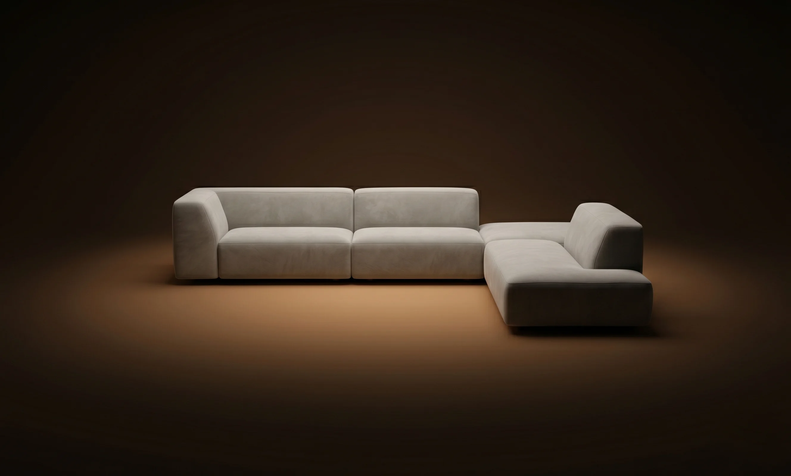 Kingston 6 seater sofa, 390 × 290 cm
