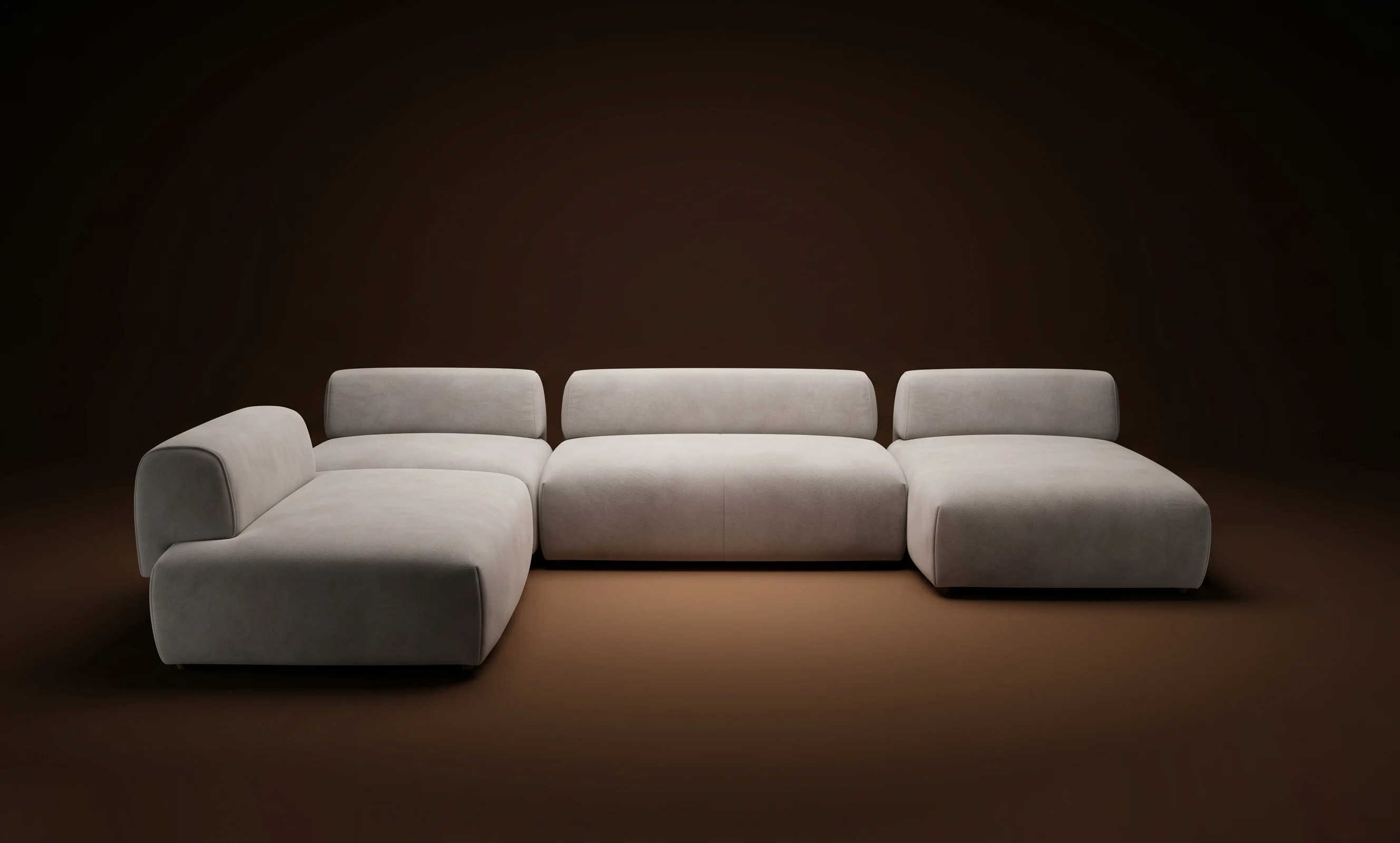 Nissa 5 seater sofa, 345 × 245 cm