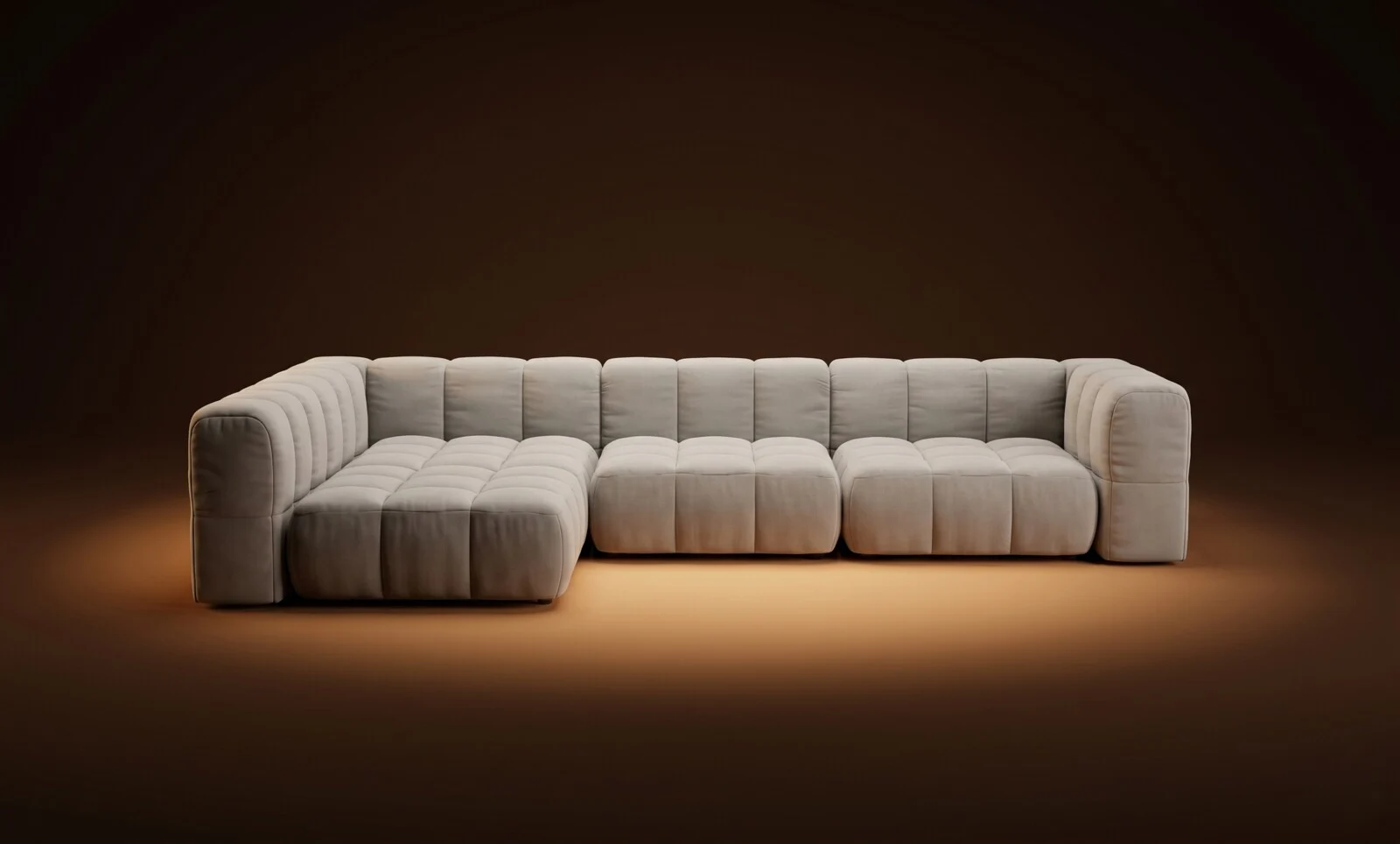 Soft 5 seater sofa, 340 × 217 cm